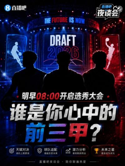 尽情畅想🗭！选秀大会明早开启 你心中的前三甲依次是谁🤔？