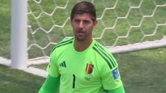 冷门！十人比利时0-0伊朗 贝兰万德神扑塔雷米进球被吹+造直红