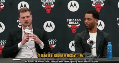 斯普利特：我不想自夸 但我打球时算是球商很高的中锋