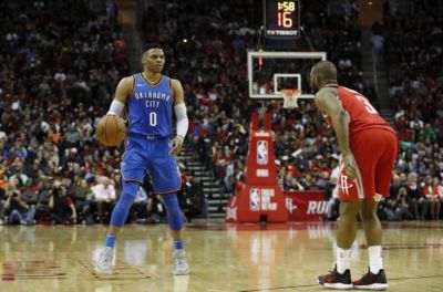 控卫之争!美媒发问:威少vs保罗 谁拥有更出色的NBA生涯?
