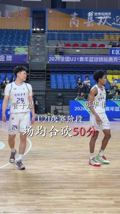 U21决赛阶段-管子煜&彰华非场均合砍50分 帮助队伍以小组第一出线