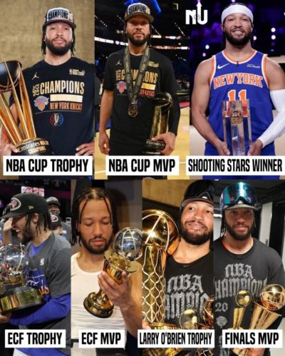 赢麻了😆！布伦森新绰号——奖杯收集者🏆️！