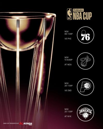 有看点！骑士NBA杯赛程：首战坐镇主场迎战76人 老詹再回克利夫兰