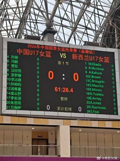 首战预热｜中国U17女篮12人大名单出炉 李沅珊、孙晗昀领衔