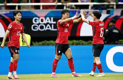 韩国本场13分钟连进两球完成逆转，是队史在世界杯第二快纪录
