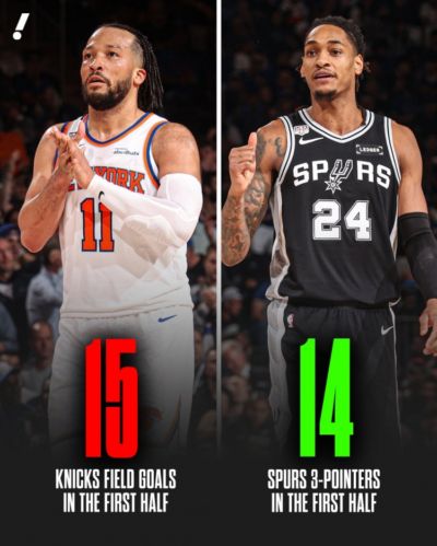 太离谱!马刺半场轰进14记三分 仅比尼克斯全队运动战进球数少1球