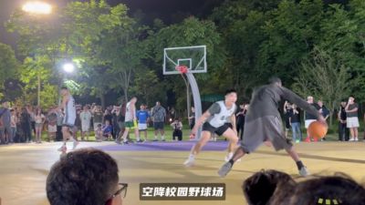 观赏性十足!杰伦·布朗中国行期间在校园大秀操作 运球丝滑
