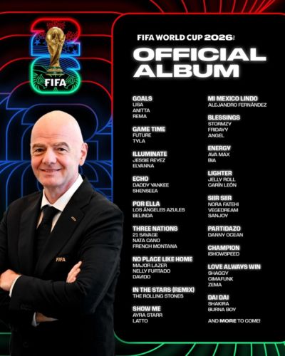 听过几首？FIFA官方公布美加墨世界杯专辑 不同语言&风格汇聚一堂