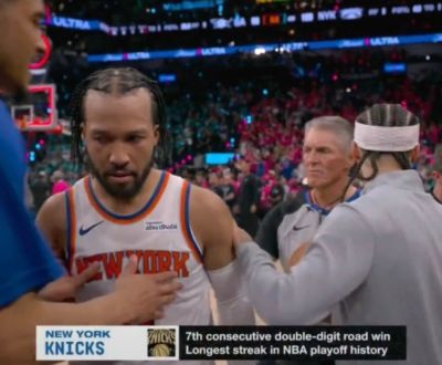 尼克斯季后赛客场已连续七场赢对手两位数 创NBA历史纪录！
