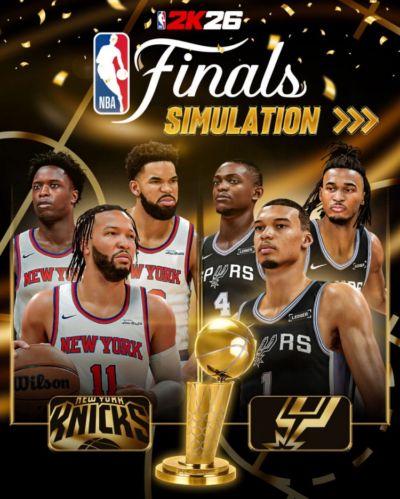 NBA2K模拟总决赛：马刺4-2夺冠 文班亚马荣膺FMVP