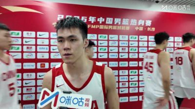 庞峥麟：刚开始有点紧张 教练和队友都帮助我调整状态