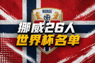 哈兰德首个世界大赛!挪威号码:哈兰德9号 厄德高10号 海于格23