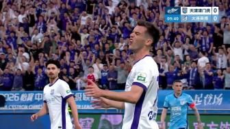 近7轮首胜！津门虎1-0英博仍中超垫底，科尔多瓦处子球制胜