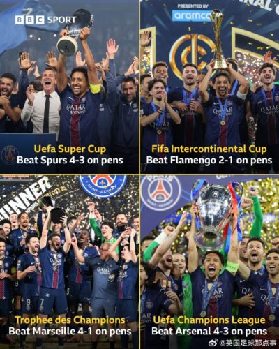 稳！本赛季巴黎在决赛中，四次点球大战中全部获胜！🏆