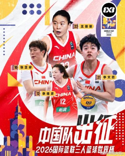 三篮世界杯名单更新 王丽丽强势加盟
