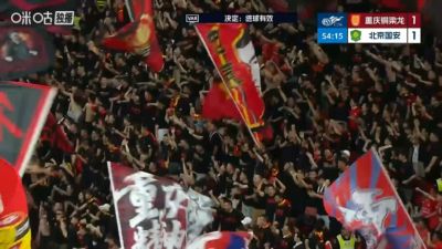 铜梁龙1-1扳平国安！肯帕努后场长传 迪马塔先停后扣一气呵成破门