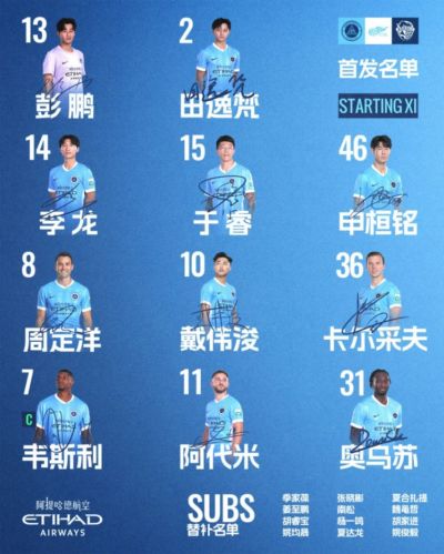 🔥深圳新鹏城主战青岛海牛首发阵容出炉！