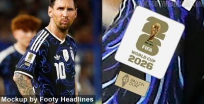 2026世界杯球衣将新增特别袖标徽章，包含金球奖金靴金手套等标志
