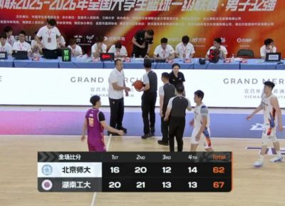 湖南工大险胜北京师大 柳锐21+9+7+5断 张航志14+8 邵振恒18+10