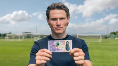 BBC：苏格兰银行推出限量款纸币，以麦克托米奈的惊天倒钩为灵感