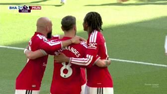 第3收官！曼联3-0双杀布莱顿 B费传射+21助破纪录独享英超助攻王