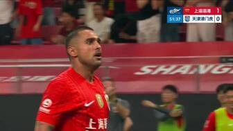 海港1-1津门虎送后者6轮不胜 莱昂纳多破门 哈达斯点射扳平