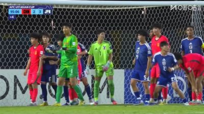 U17国少险些绝平！门将秦子牛压到日本禁区，赵松源头球被托出