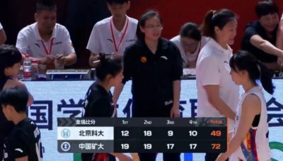 北京科大女篮手感冰凉不敌中国矿大 刘林钰22分 陈斯睿21+9