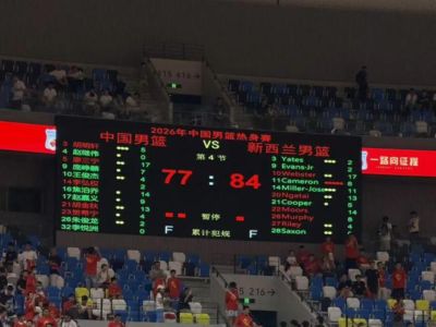 中国男篮逆转失败！广东中锋尽力了…