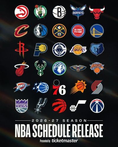 NBA背靠背次数排名：篮网鹈鹕16次最多 76人最少