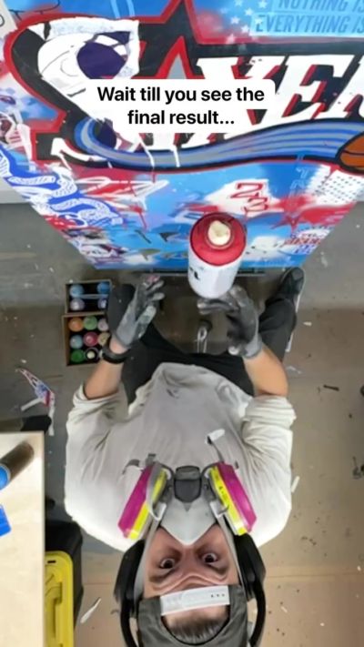 相信过程！球迷耗费50小时 为詹姆斯加盟76人制作精美宣传画