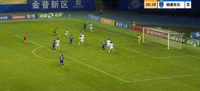 半场： 大连鲲城2-0南通支云，穆谢奎破门，刘云建功