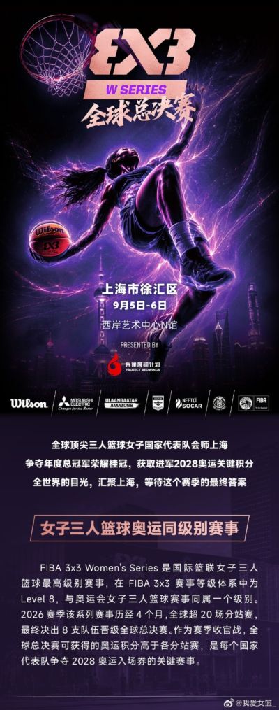 FIBA3x3女子系列赛全球总决赛来袭 德国队压哨晋级