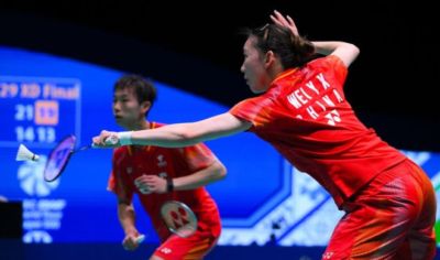 中国大师赛：主场火力全开完爆日本组合！蒋振邦/魏雅欣2-0首战告捷