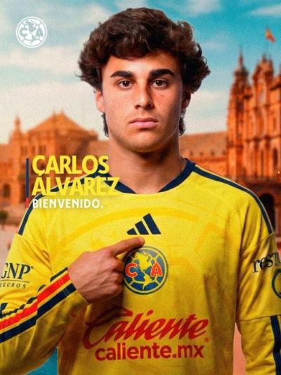 官方：莱万特中场卡洛斯-阿尔瓦雷斯加盟美洲