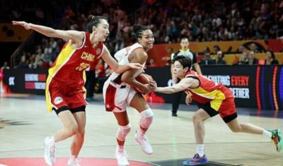 世界杯首战失利!中国女篮61-94美国队,韩旭两双+张子宇13分