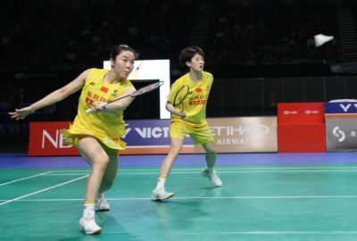 中国大师赛：女双四强国羽半壁江山！贾一凡/张殊贤2-0横扫世界第13