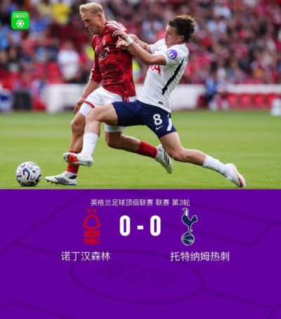 剑南春丨热刺0-0森林,马尔穆什、怀特失单刀,威廉斯破门被吹