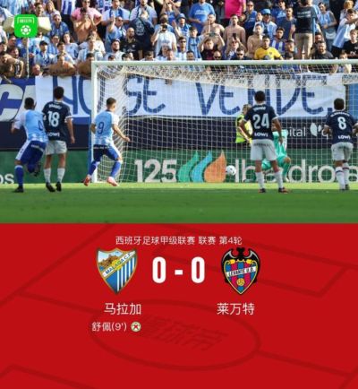 马拉加0-0莱万特,马修-瑞安扑出舒佩点球,埃雷罗神扑救主