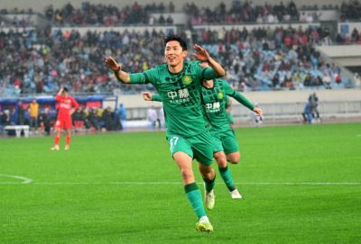 曹永竞迎代表国安中超百场里程碑：参与22球排同期队内球员第七