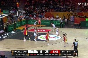 🏀中国女篮20分大胜意大利获小组第二 韩旭19+10 杨舒予15+5