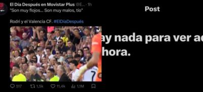 记者：Movistar删除罗德里吐槽瓦伦西亚的视频，有人给媒体打电话