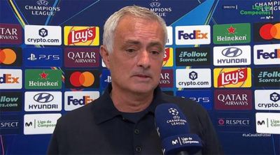 穆里尼奥：比赛很疯狂，比分完全可能是7-6