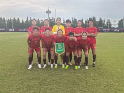 热身赛中国女足3-0越南女足，张睿、张琳艳、乌日古木拉进球