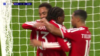 时隔3年回归欧冠开门红!曼联4-0沙巴巴库 B费舍什科库尼亚破门