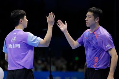 马龙/许昕3-0取胜 晋级乒乓球全锦赛男双决赛