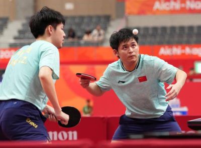 亚运乒乓球：林诗栋/黄友政4-1逆转日本组合进男双决赛