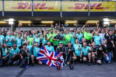 （体育）赛车——F1阿塞拜疆大奖赛：拉塞尔夺冠