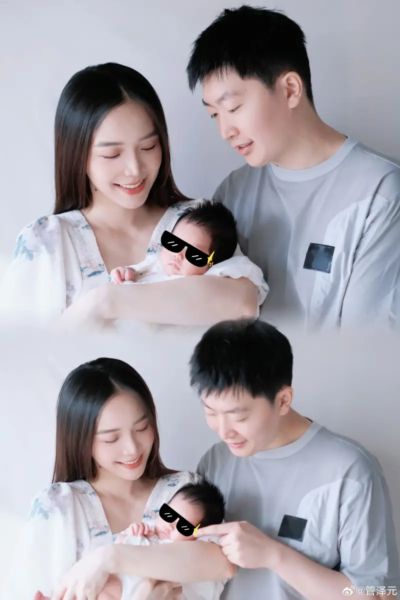 [流言板]管泽元社媒分享与余霜、女儿合照：家里迎来一位小领导